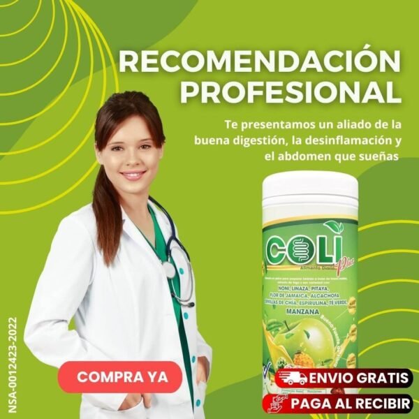 ¡Fibra Coli Plus! Limpia, equilibra y cuida tu bienestar digestivo ✅