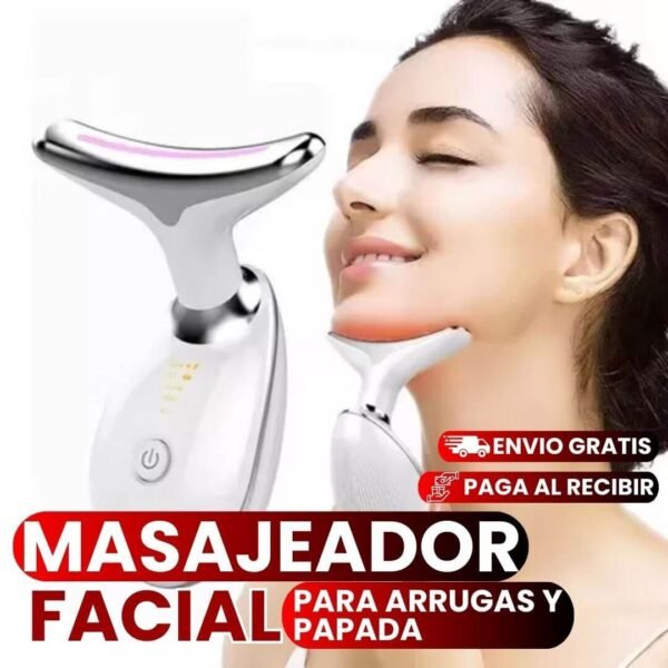 ¡Masajeador Facial Reductor! Despídete de arrugas y papada fácilmente ✅